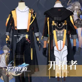 Costume de cosplay pioneer star dome railway cos, costume de jeu d'anime c, ensemble complet pour hommes et femmes jumeaux, en s