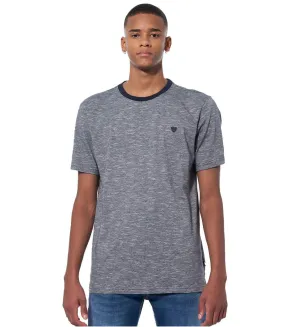 Tee shirt chiné coton bio  -  Kaporal - Homme